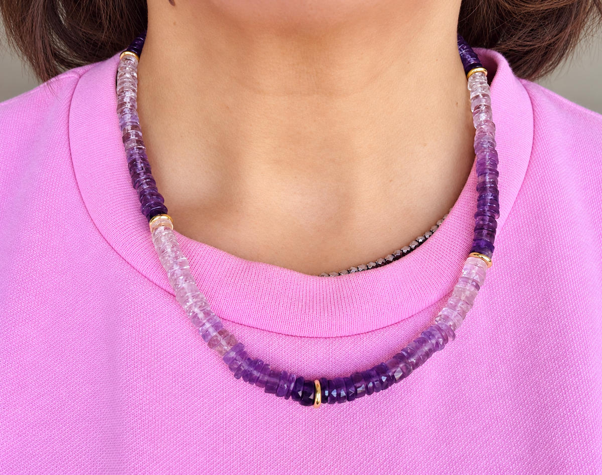 Amethyst Twilight Ombré Necklace