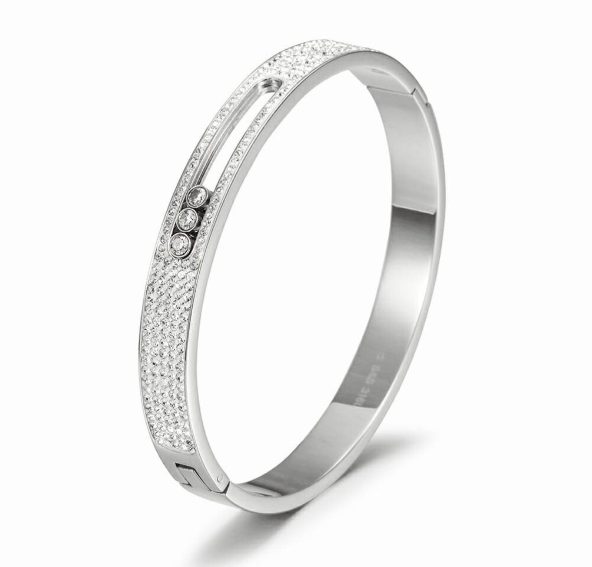 Trio Gleam stone Bangle