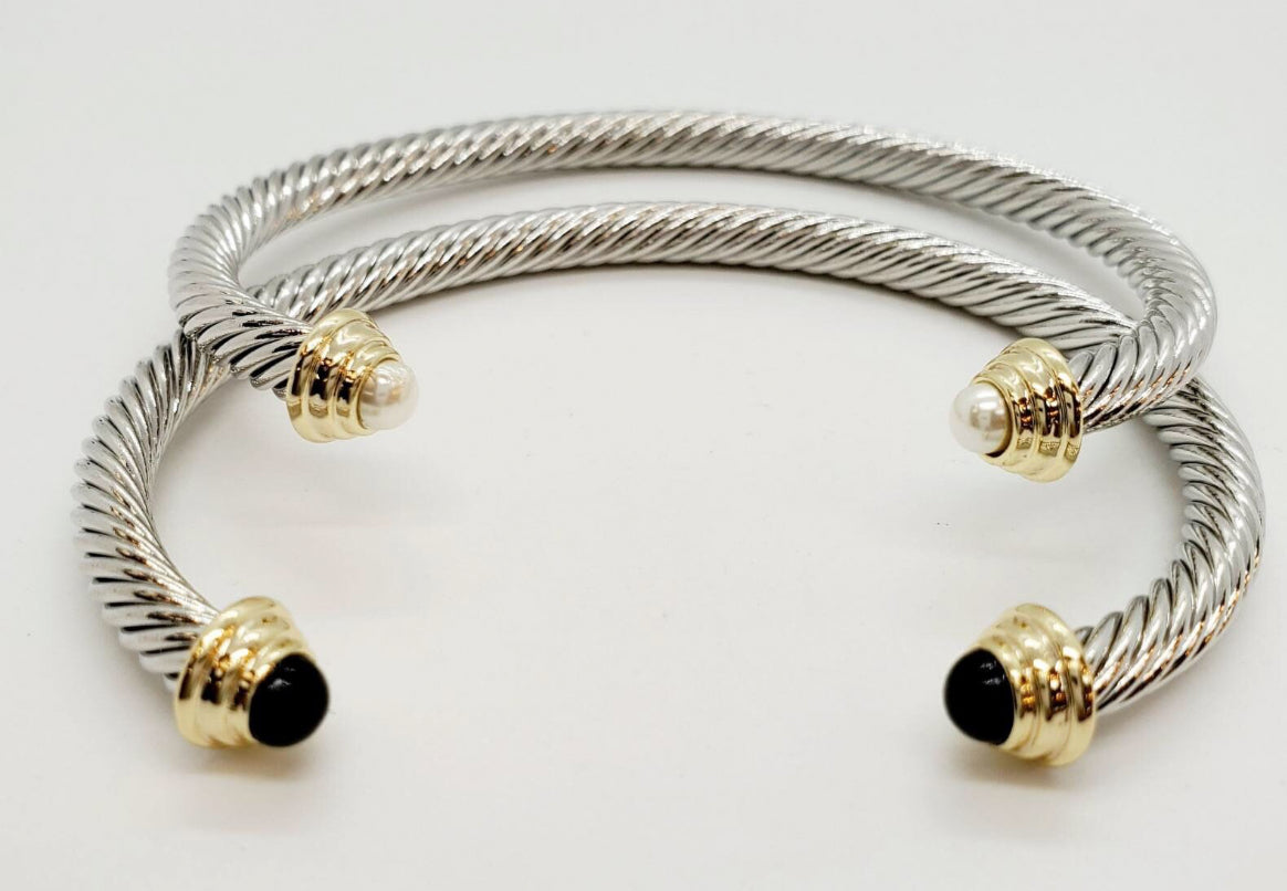 Color Gem Cable Cuff