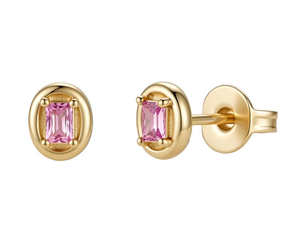 Coastal Jewel Stud Earrings