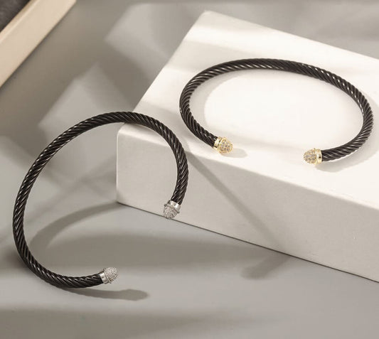 Midnight Spark Cable Cuff