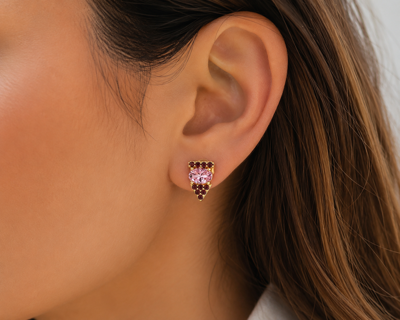 Blush Royale Stud Earrings