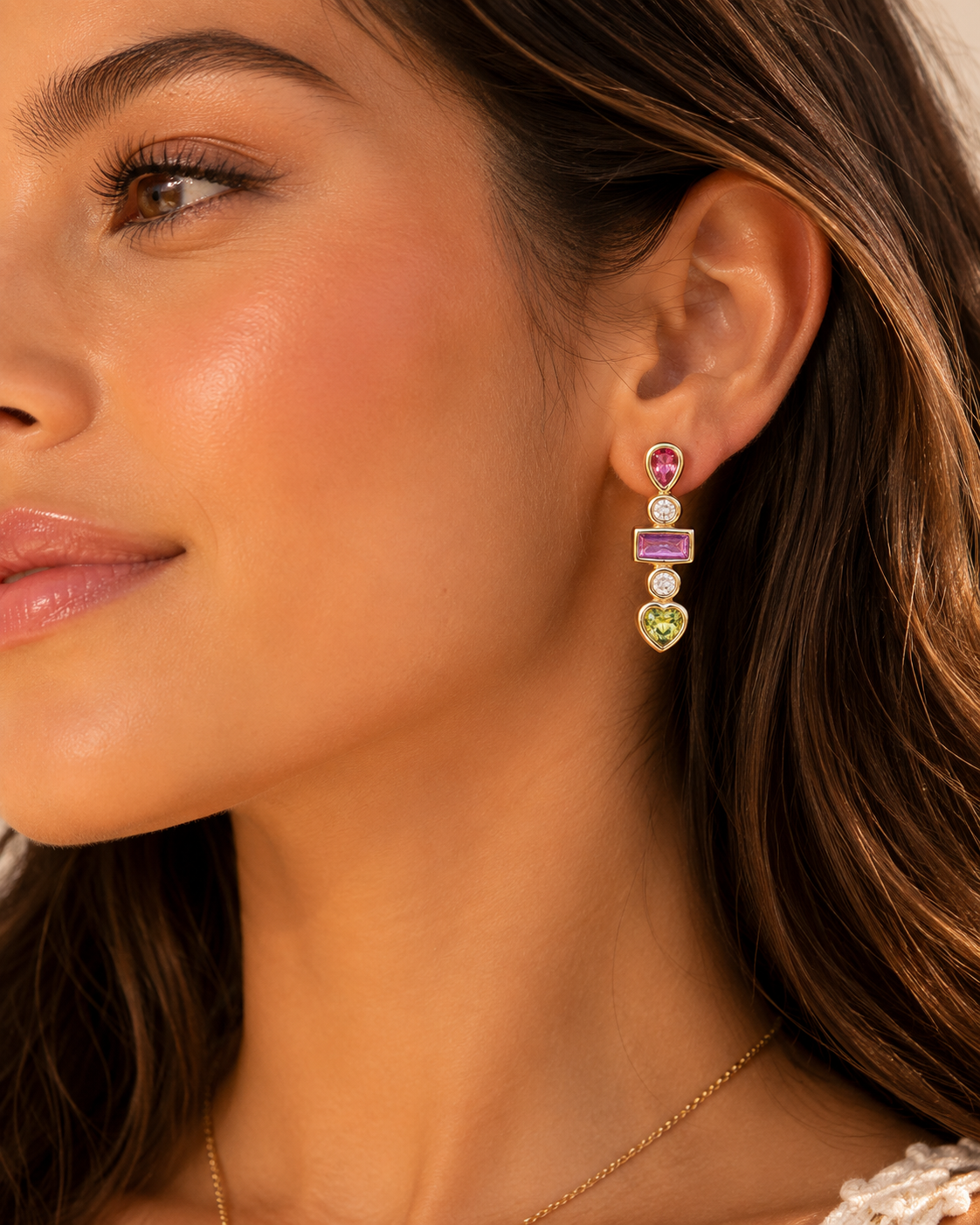 Rosé Lumière Earrings