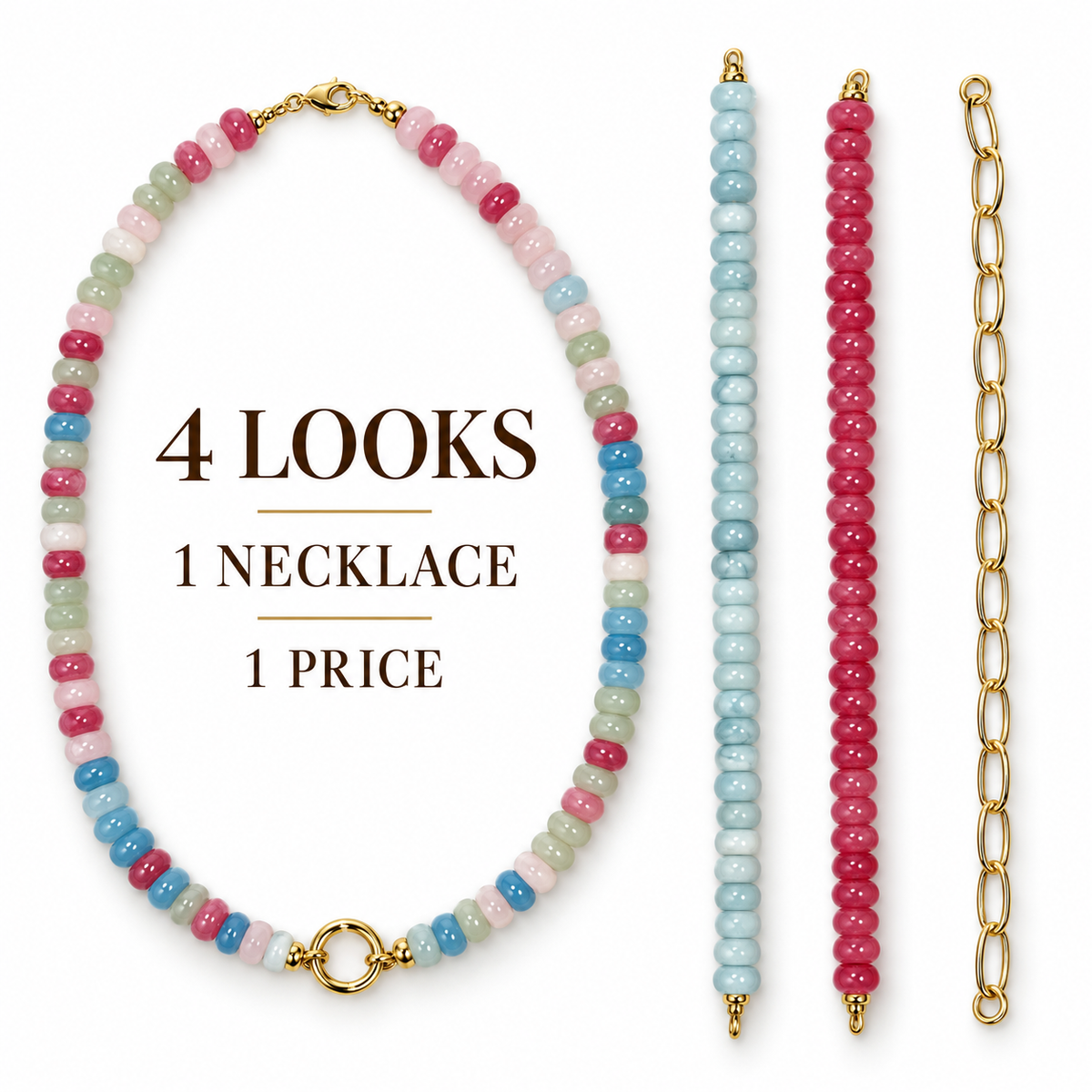 The Signature Switch — 4 Looks Convertible Necklace Set
