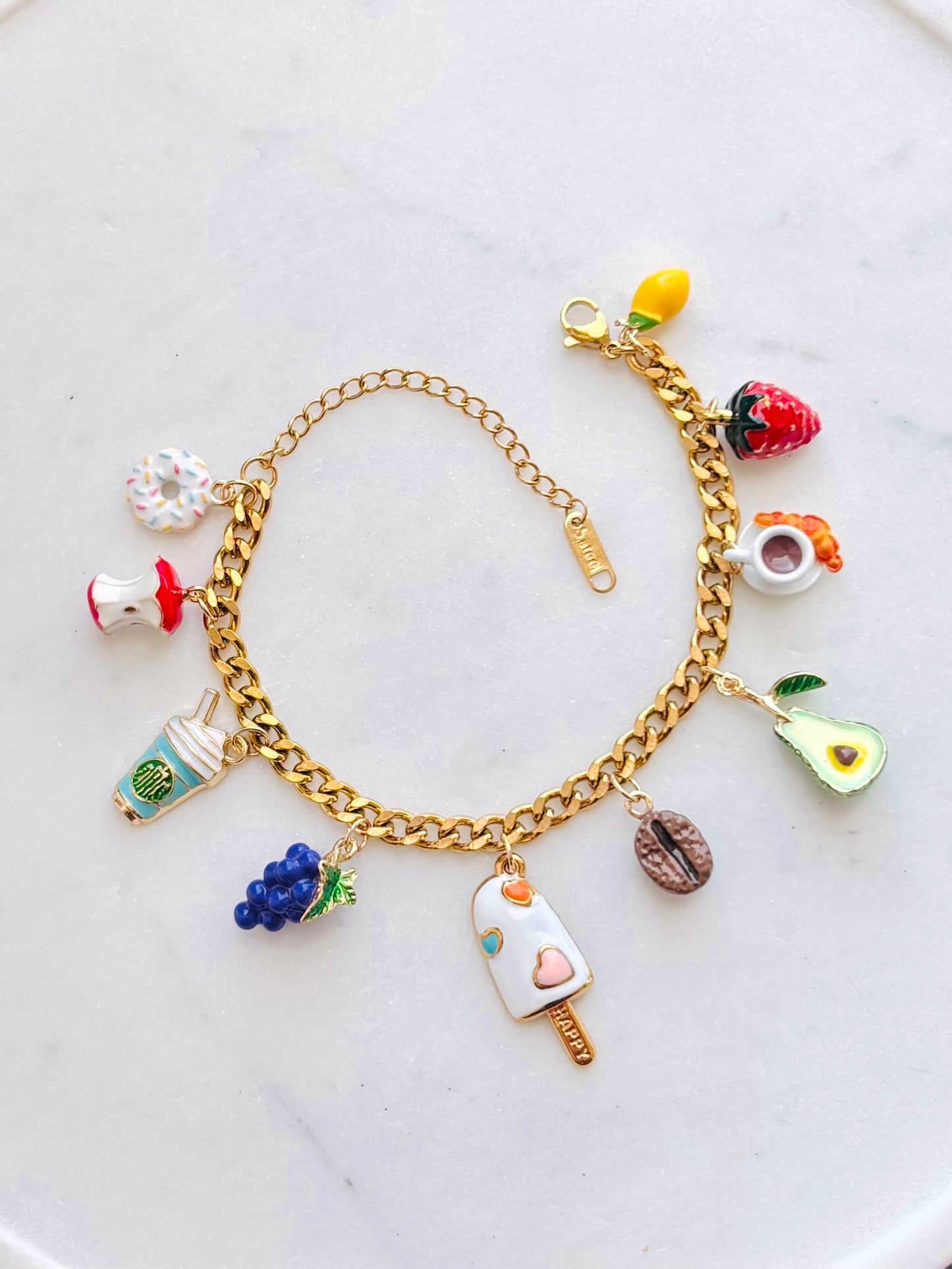 Sweet Treats Charm Bracelet – Fun Foodie Jewelry