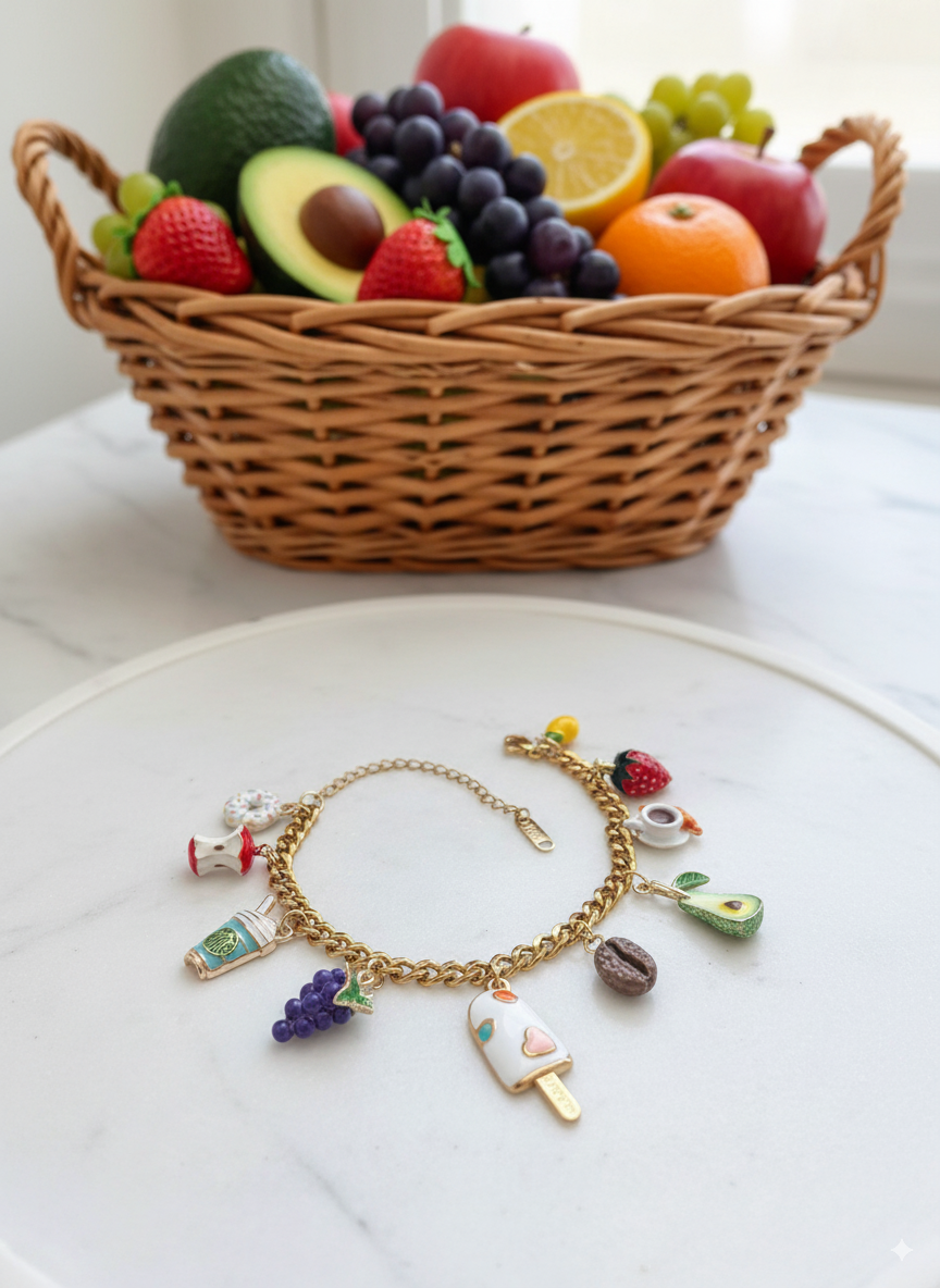 Sweet Treats Charm Bracelet – Fun Foodie Jewelry