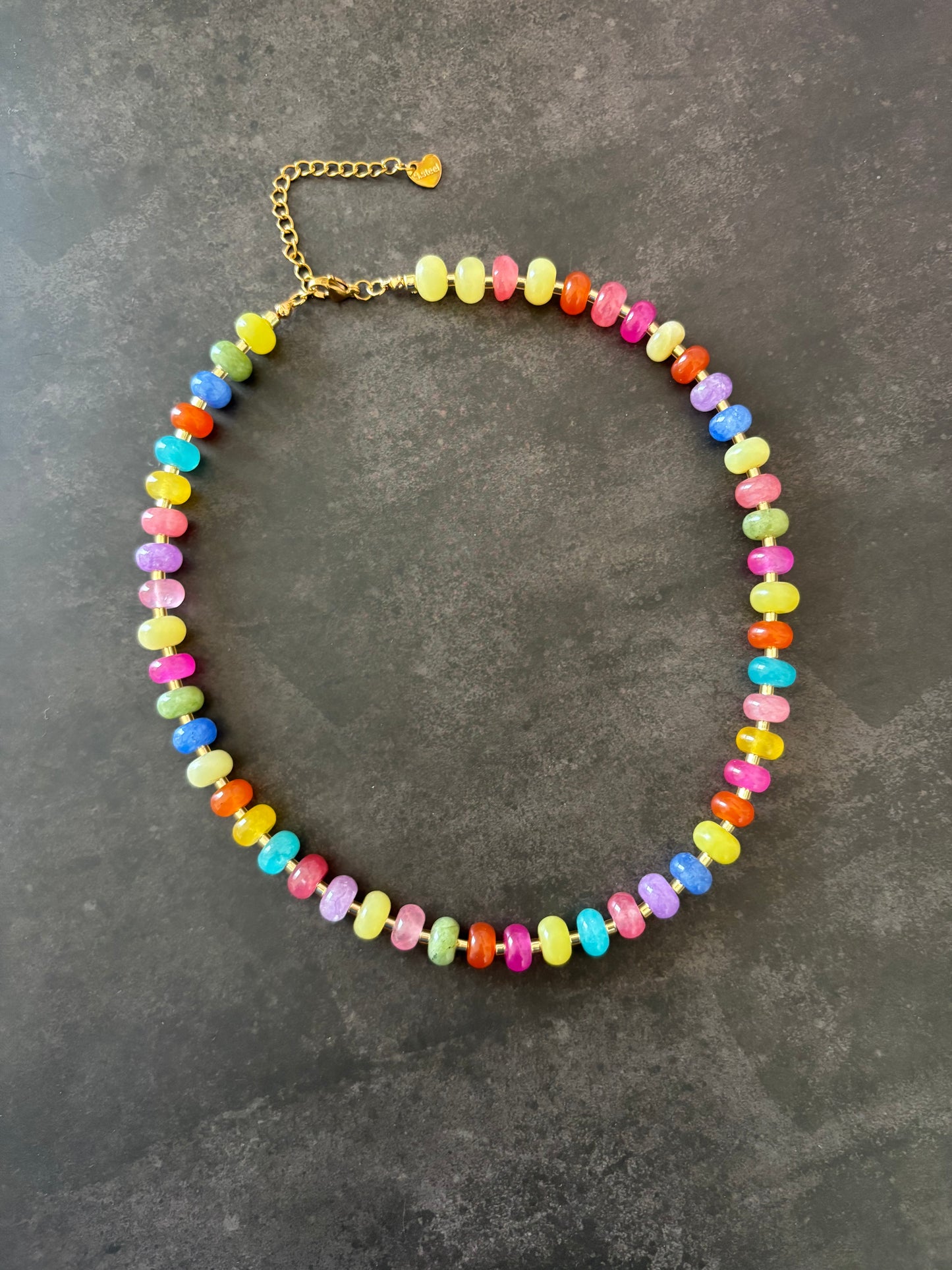 Rainbow Gliw Necklace