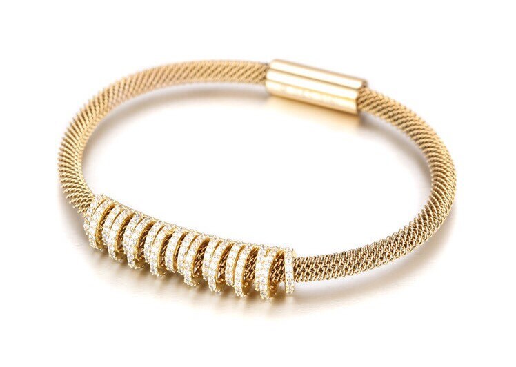 Glam Mesh Sparkle Bracelet
