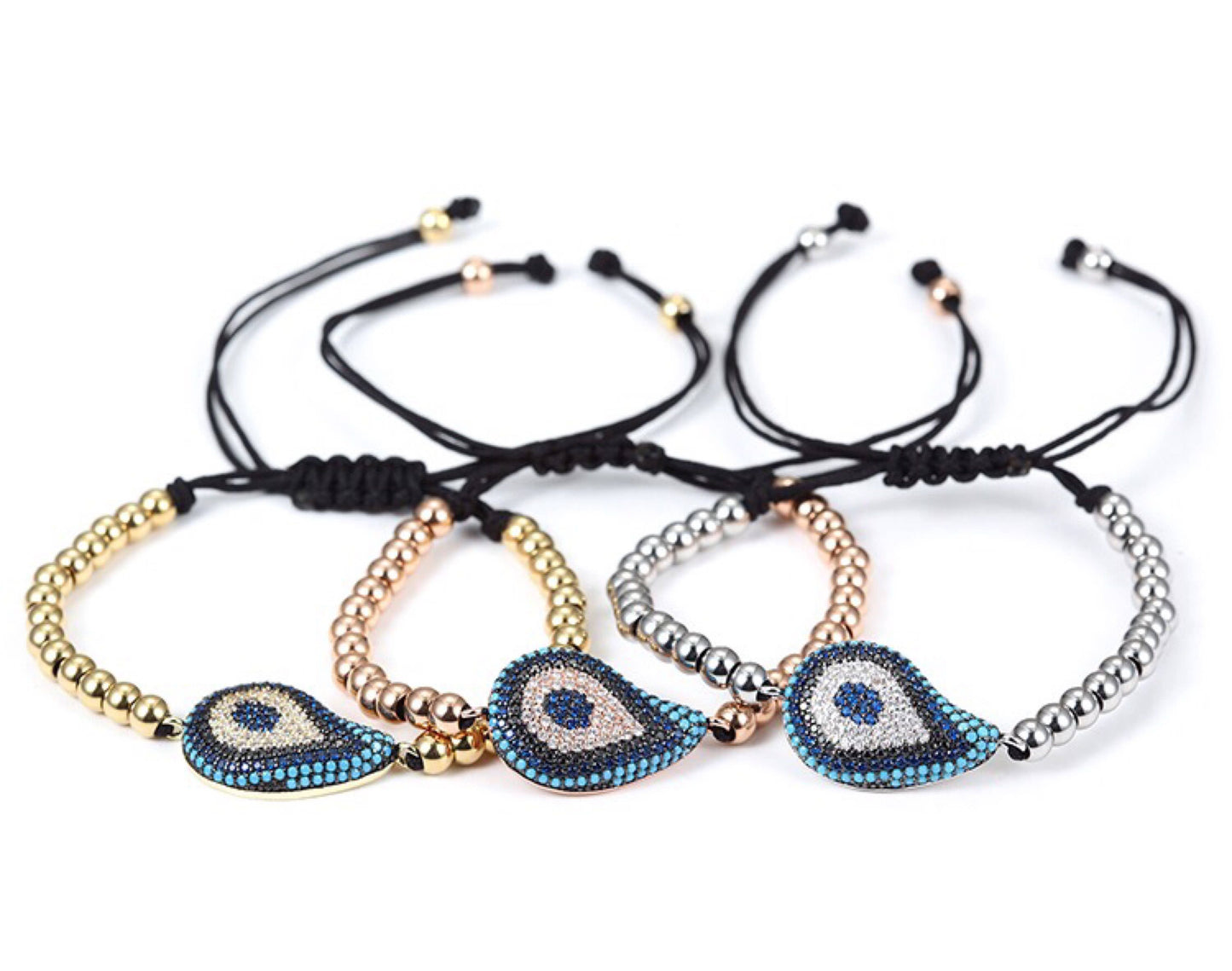 Evil Eye Beaded Protection Bracelet