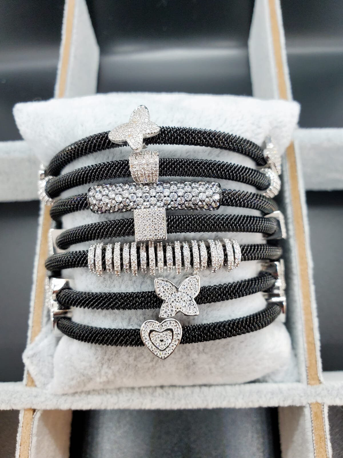 Glam Mesh Sparkle Bracelet