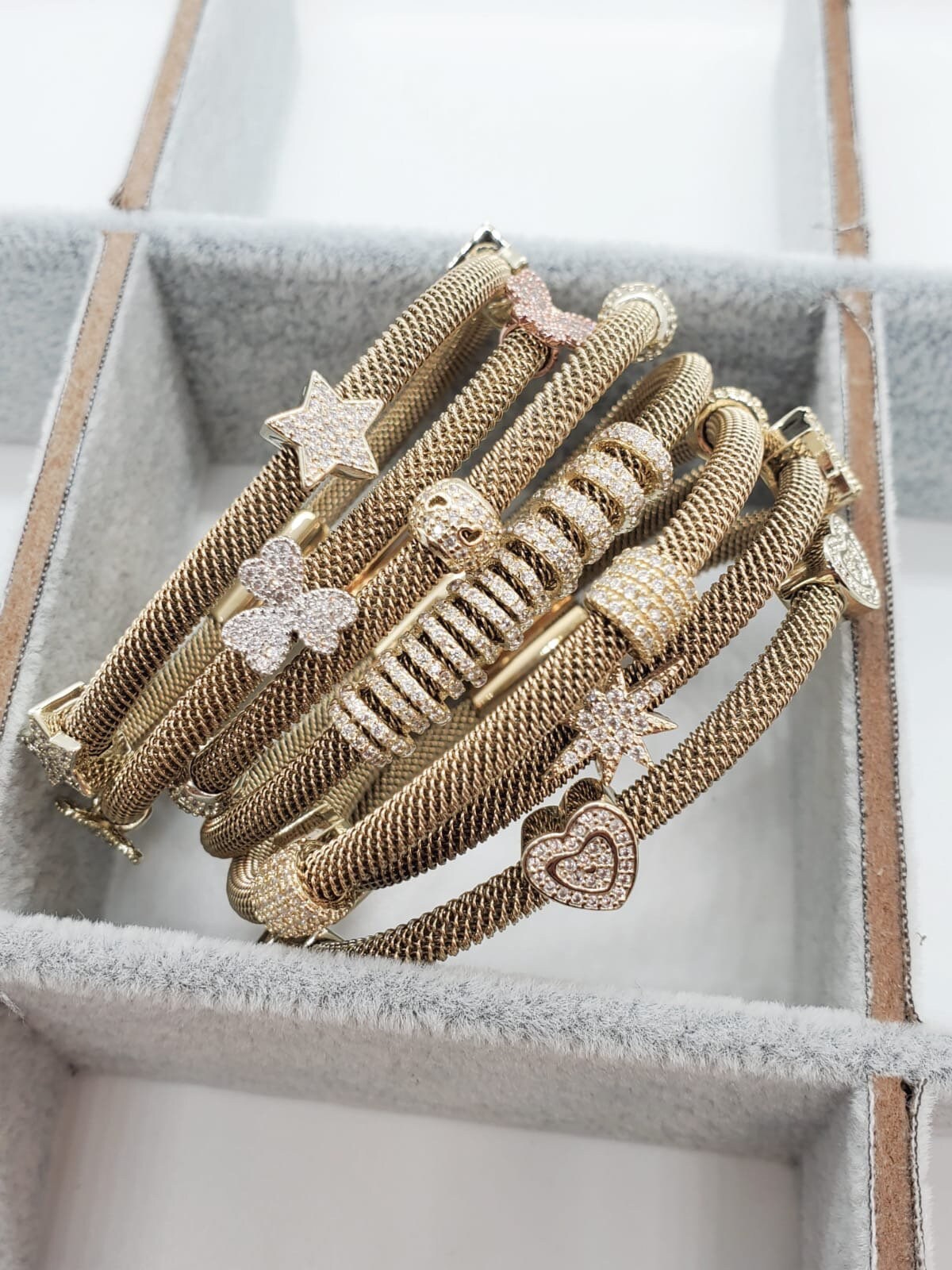 Glam Mesh Sparkle Bracelet