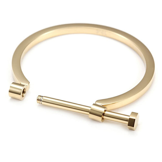 Screw Lock Bangle Bracelet