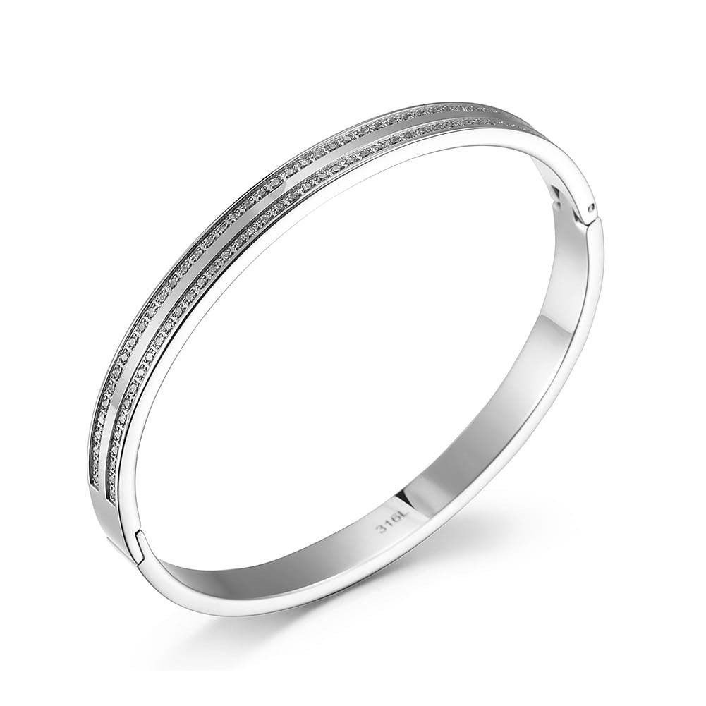 Double Row Sparkle Bangle