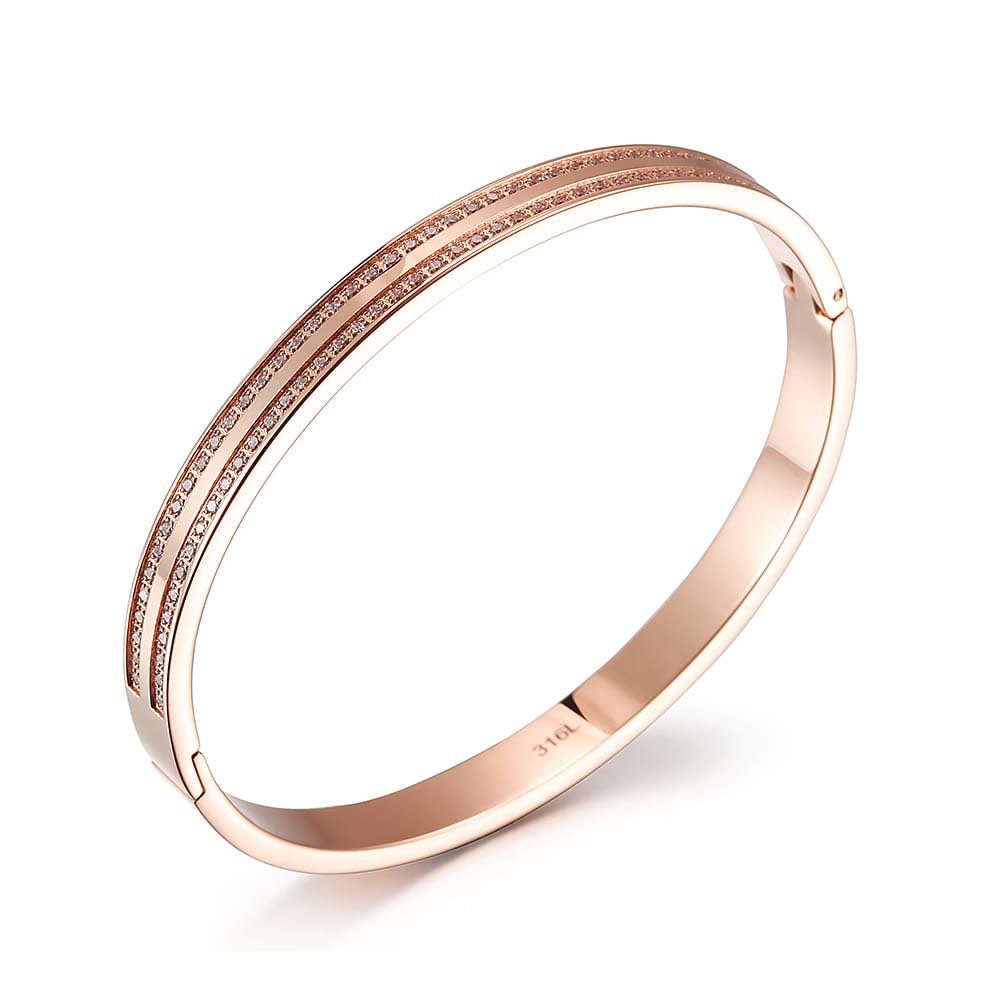 Double Row Sparkle Bangle