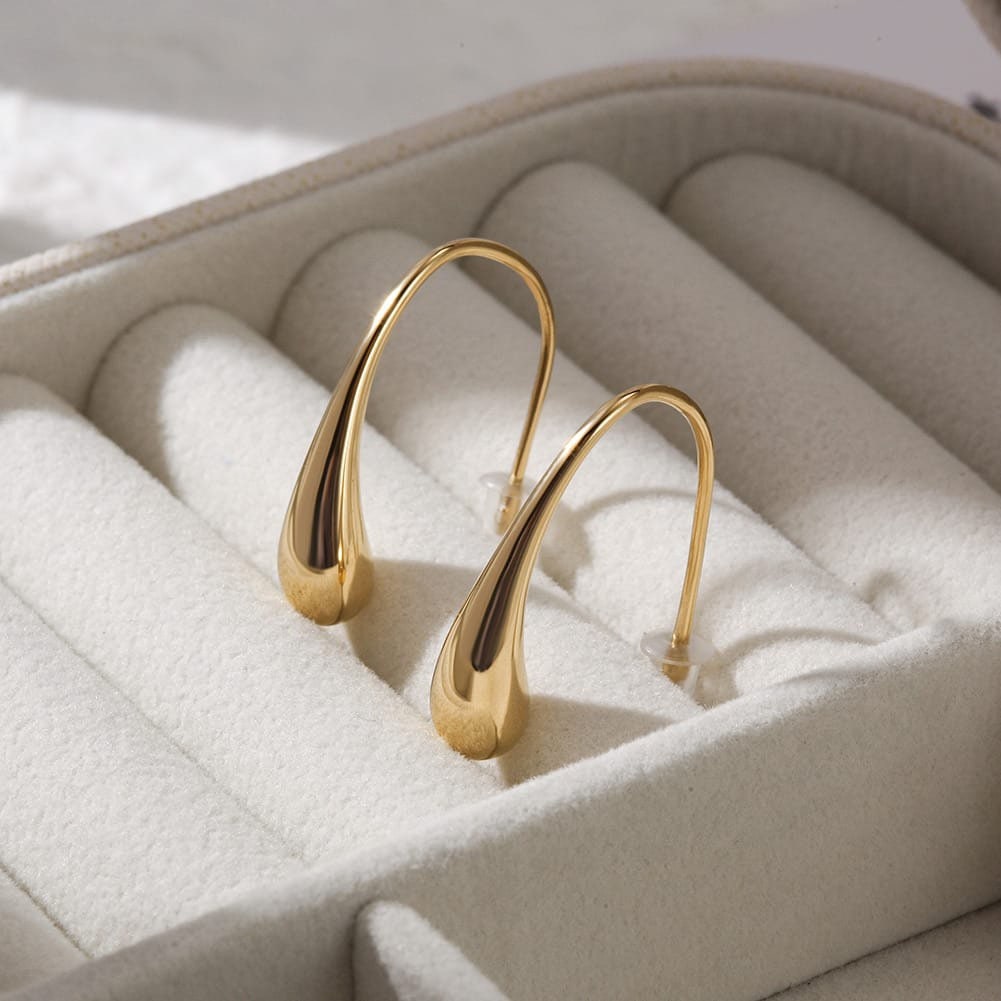 Sculpted Teardrop Earrings