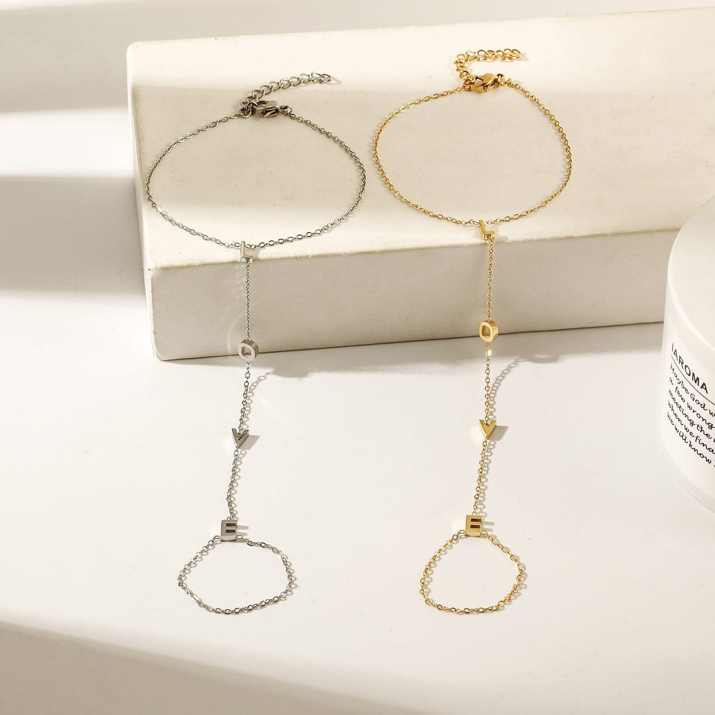 LOVE Hand Chain Bracelet