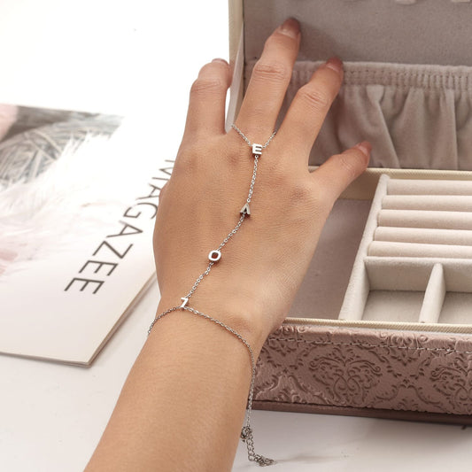 LOVE Hand Chain Bracelet