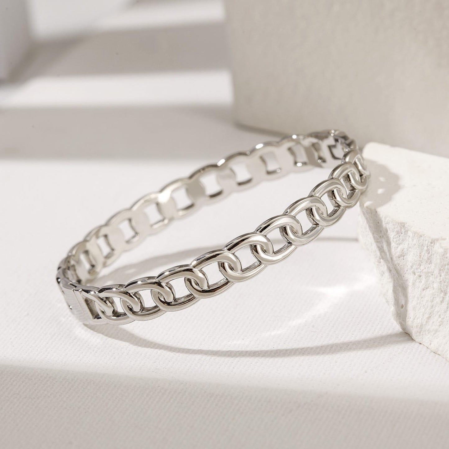 Bold Link Statement Bangle