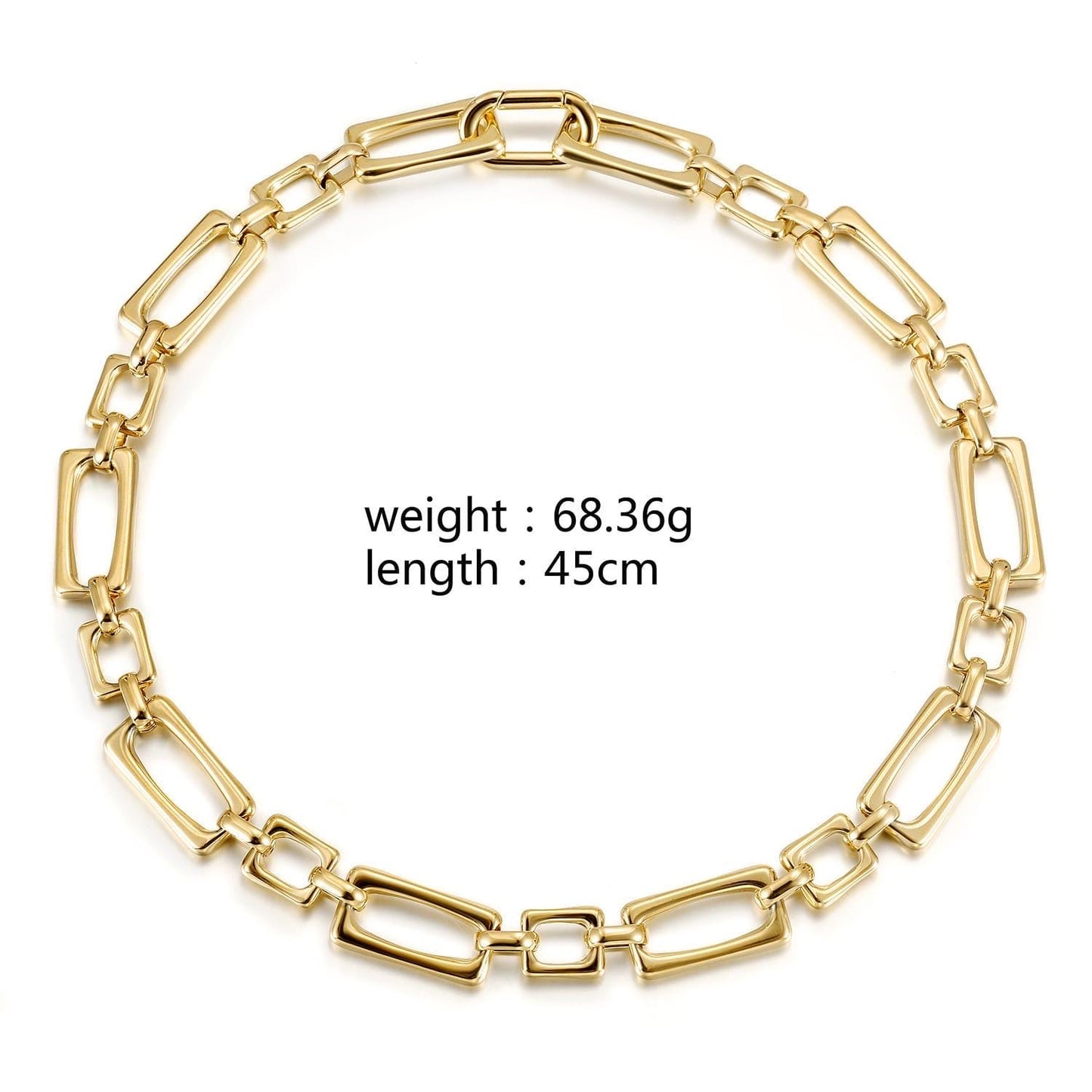 Bold Link Rectangle Bracelet