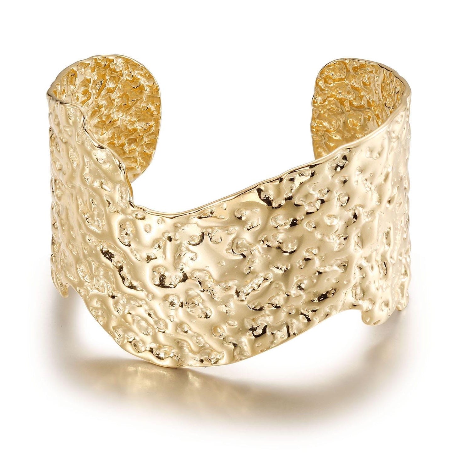 Hammered Texture Statement Cuff