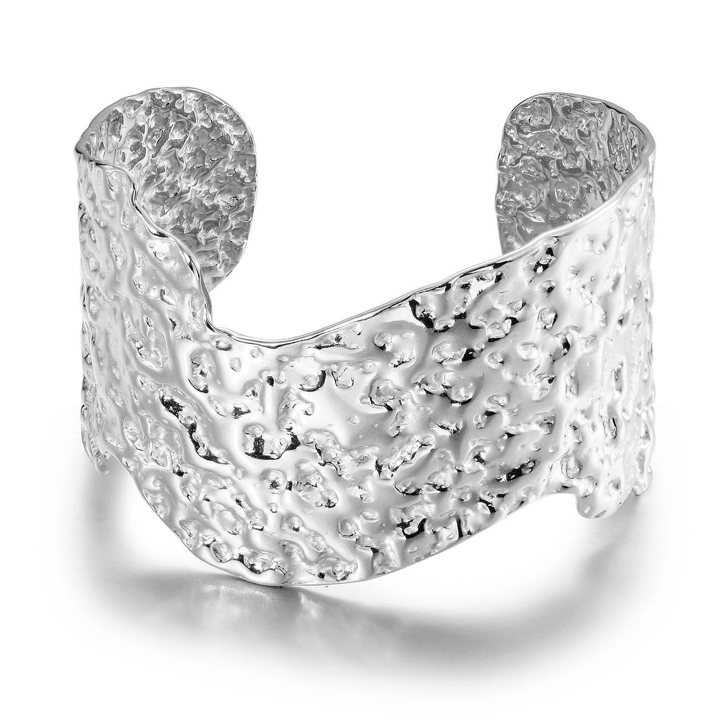 Hammered Texture Statement Cuff