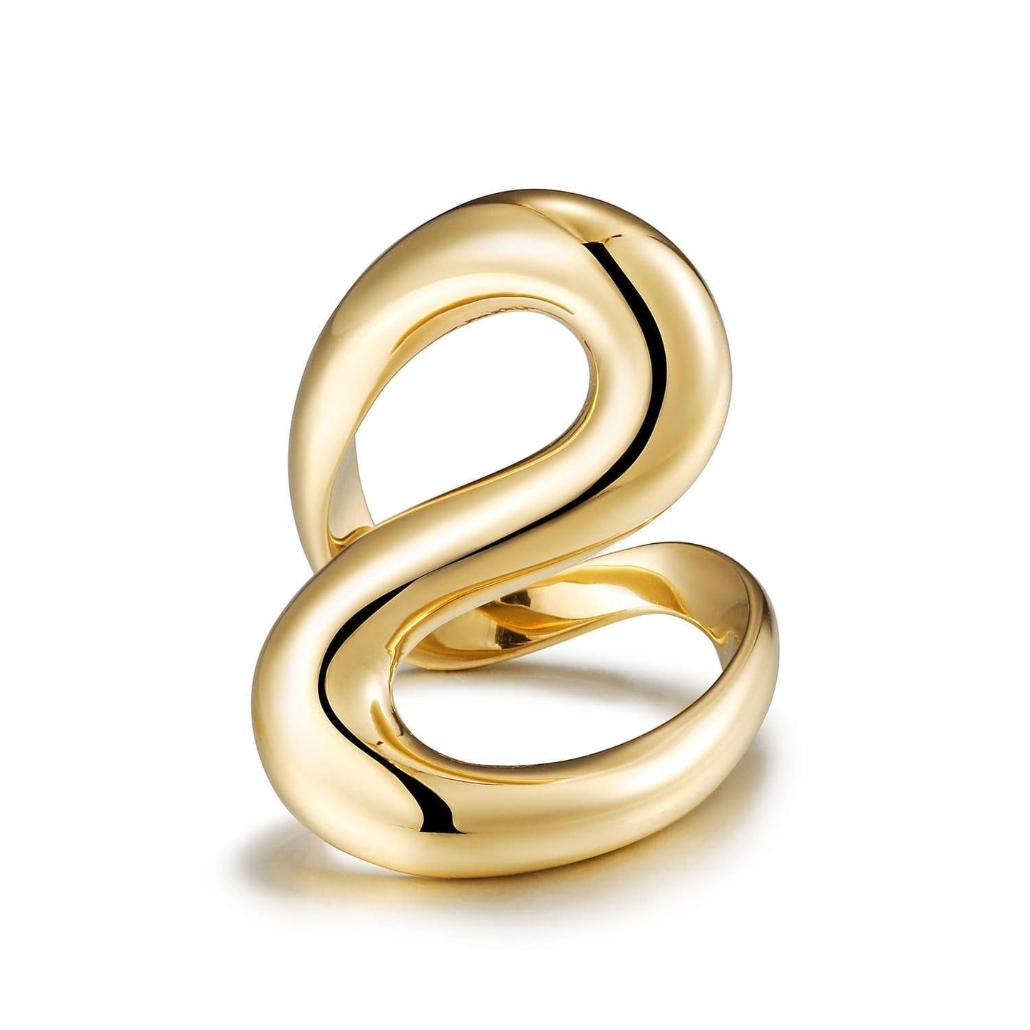 Bold Wave Statement Ring