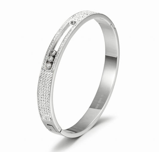 Trio Gleam stone Bangle