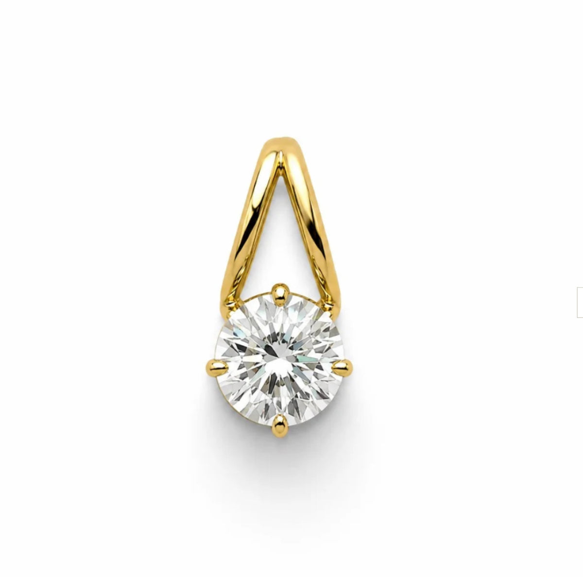 Lumière Solitaire Charm