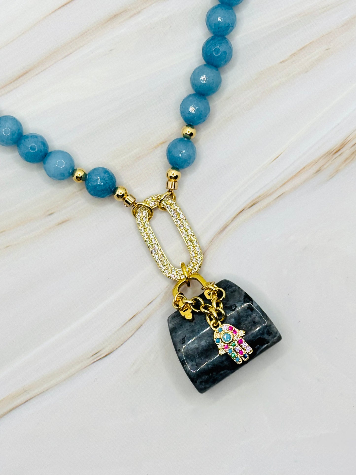 Celeste Grace Agate Necklace