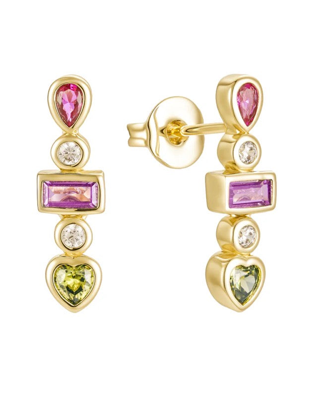 Rosé Lumière Earrings