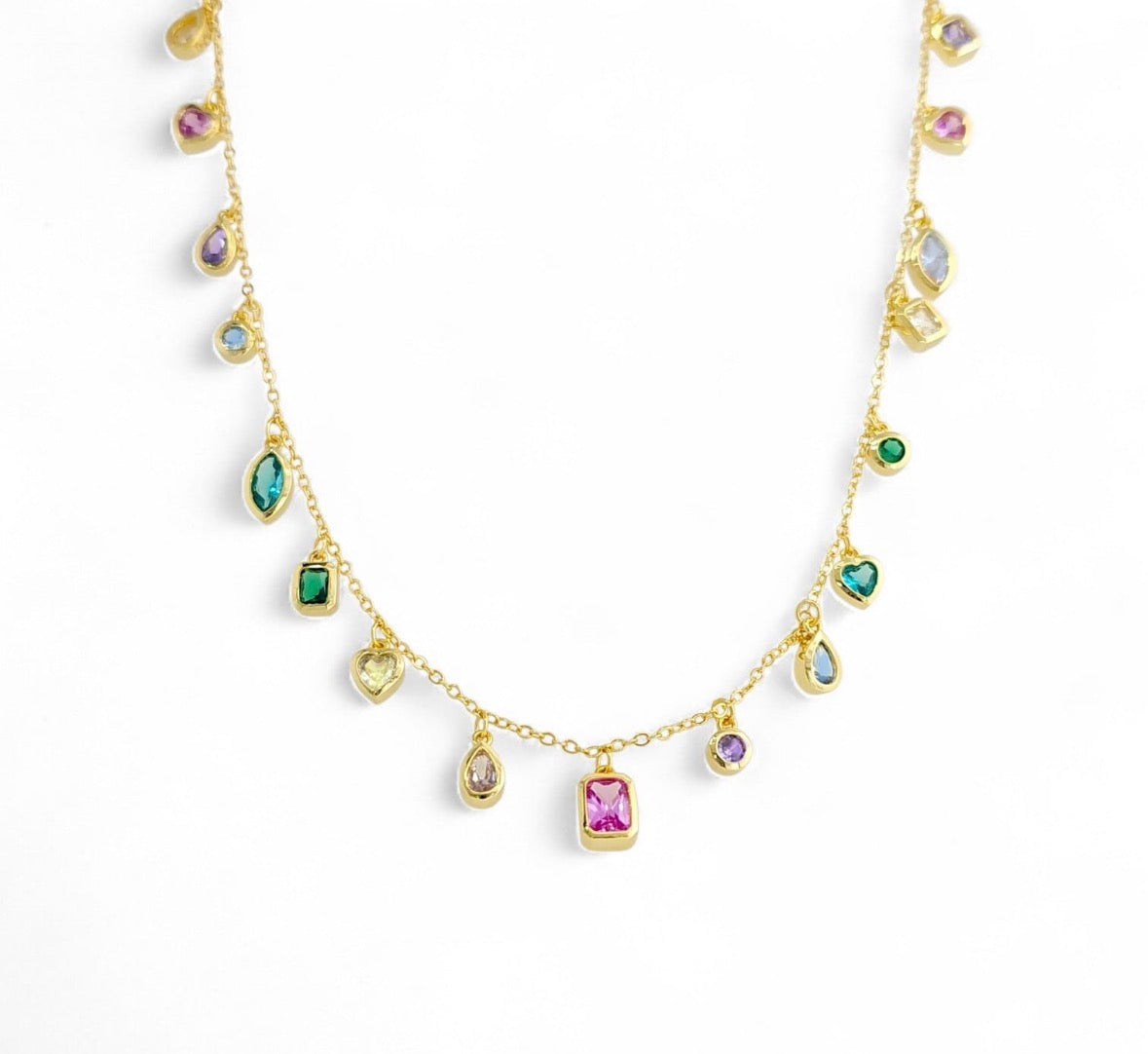Pastel Cascade Necklace