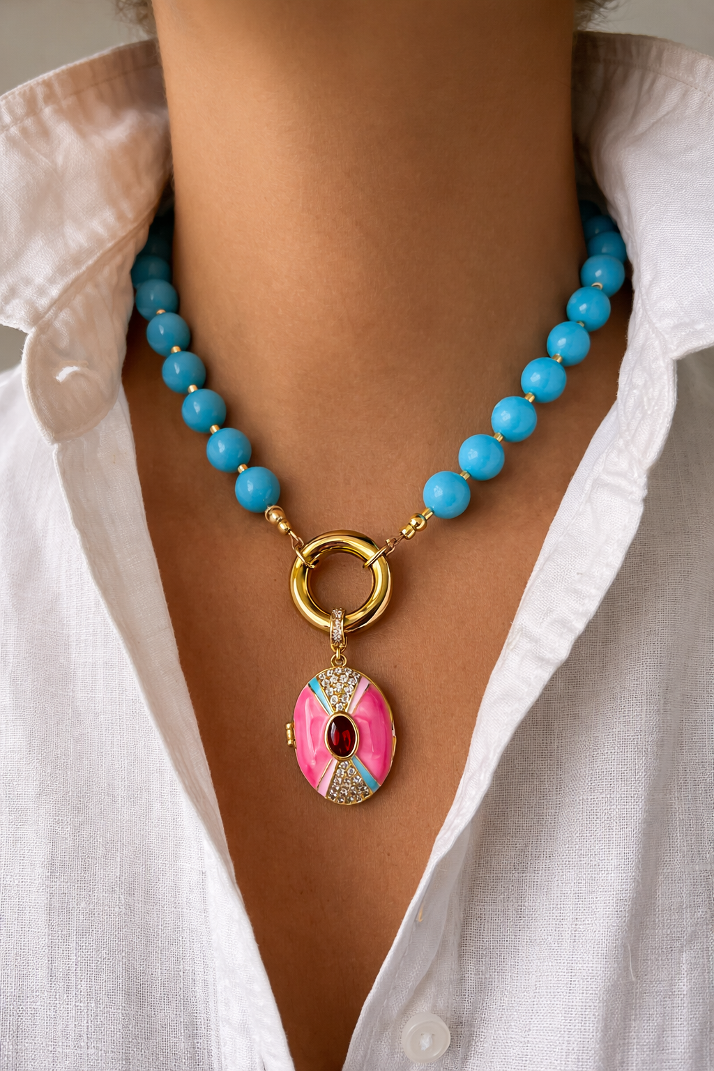 Santorini Bloom Necklace