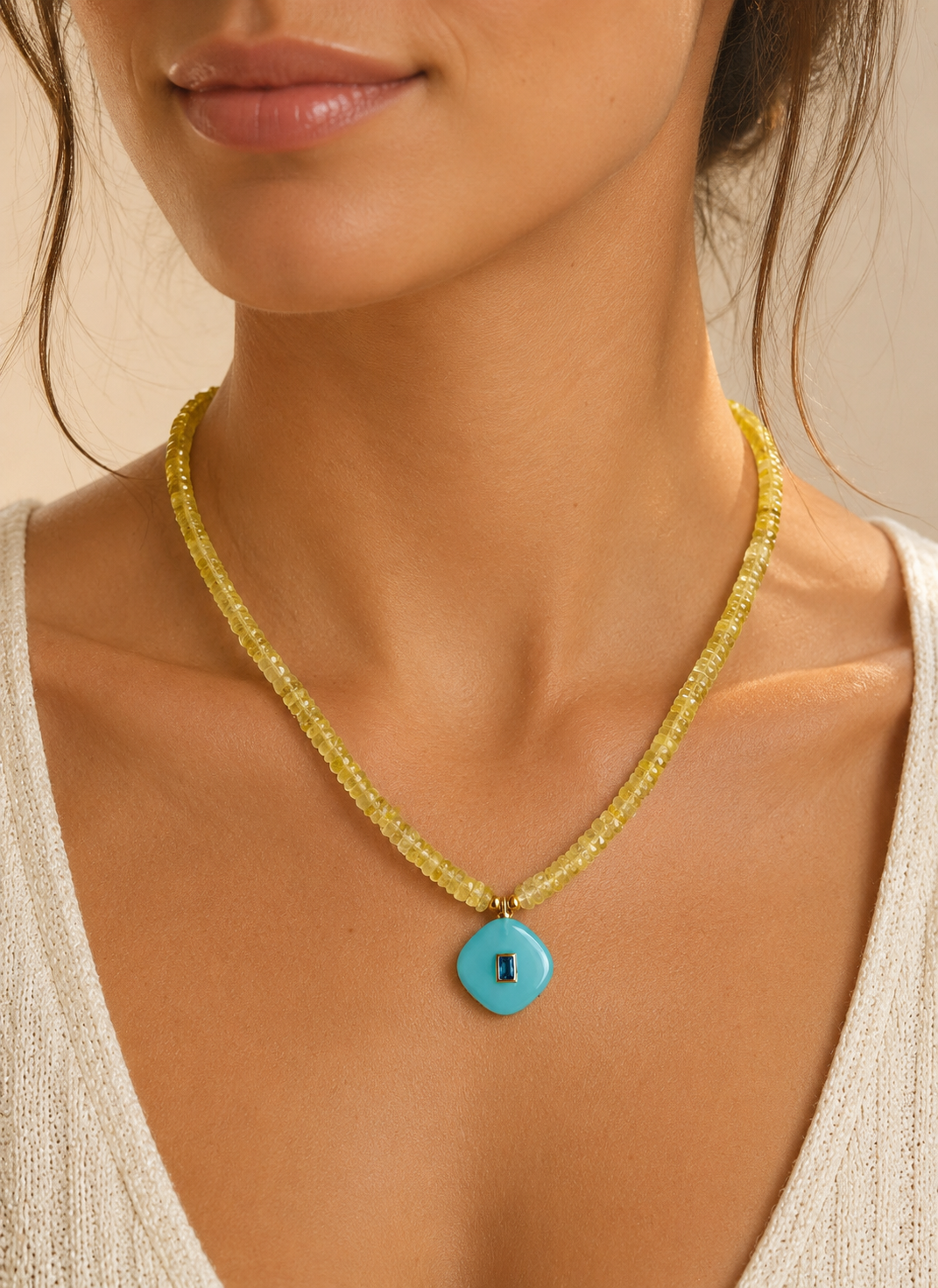 Lemon Sol Necklace