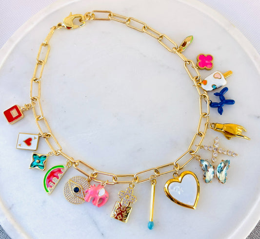Playful Luxe Charm Necklace