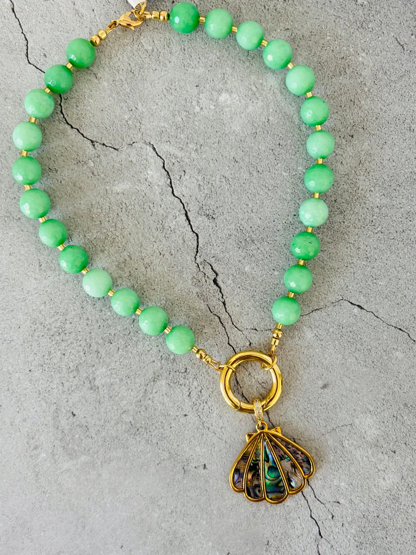 Ocean Verde Charm Necklace