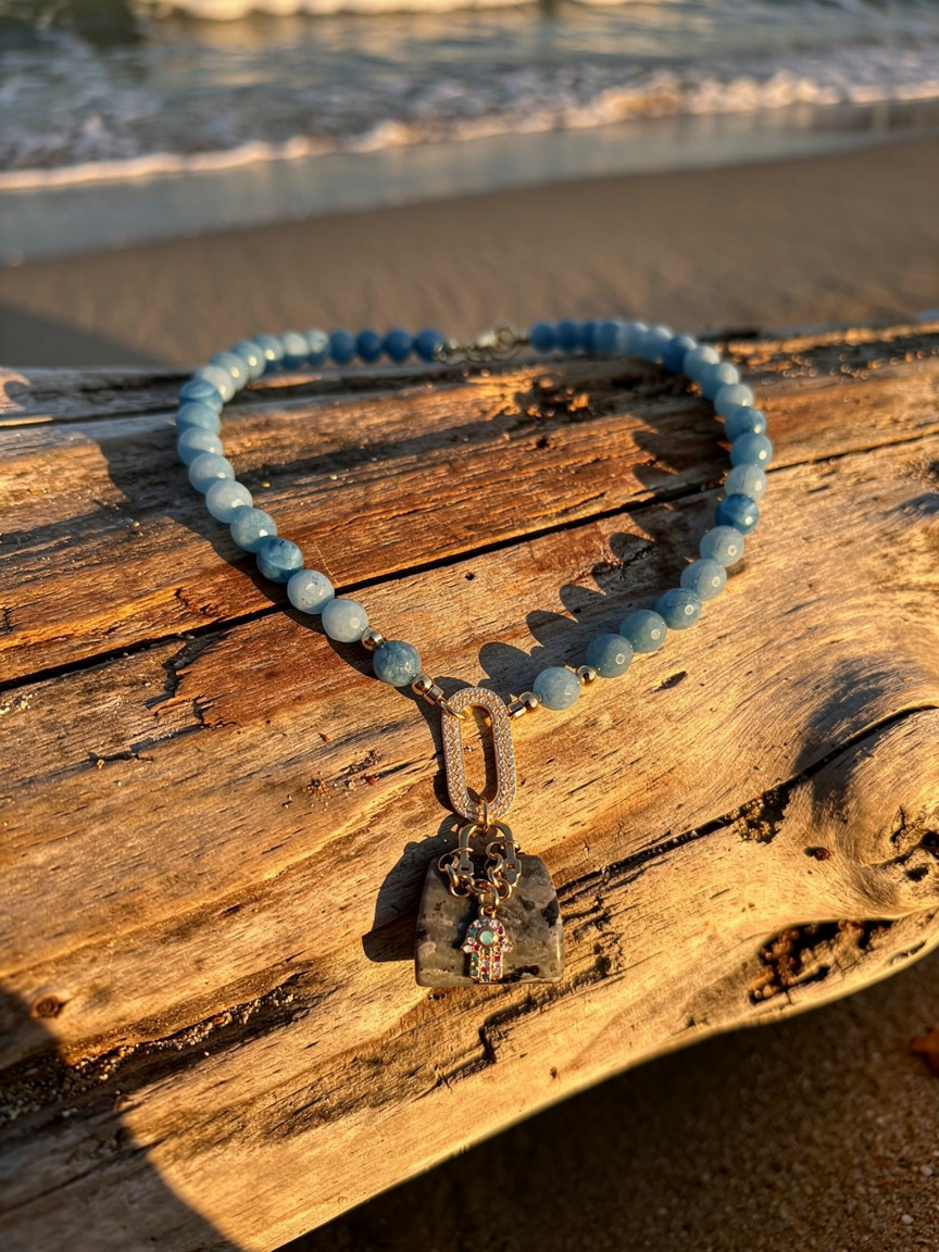 Celeste Grace Agate Necklace