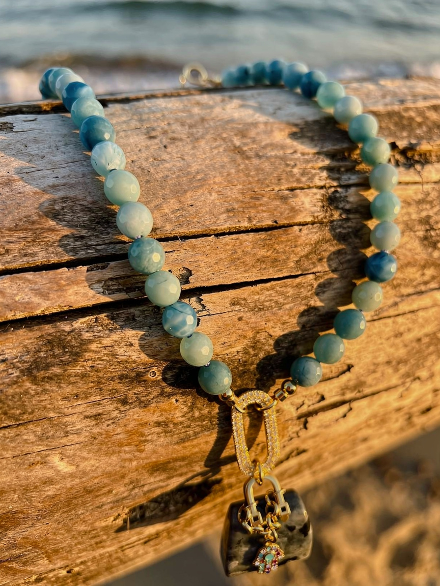 Celeste Grace Agate Necklace