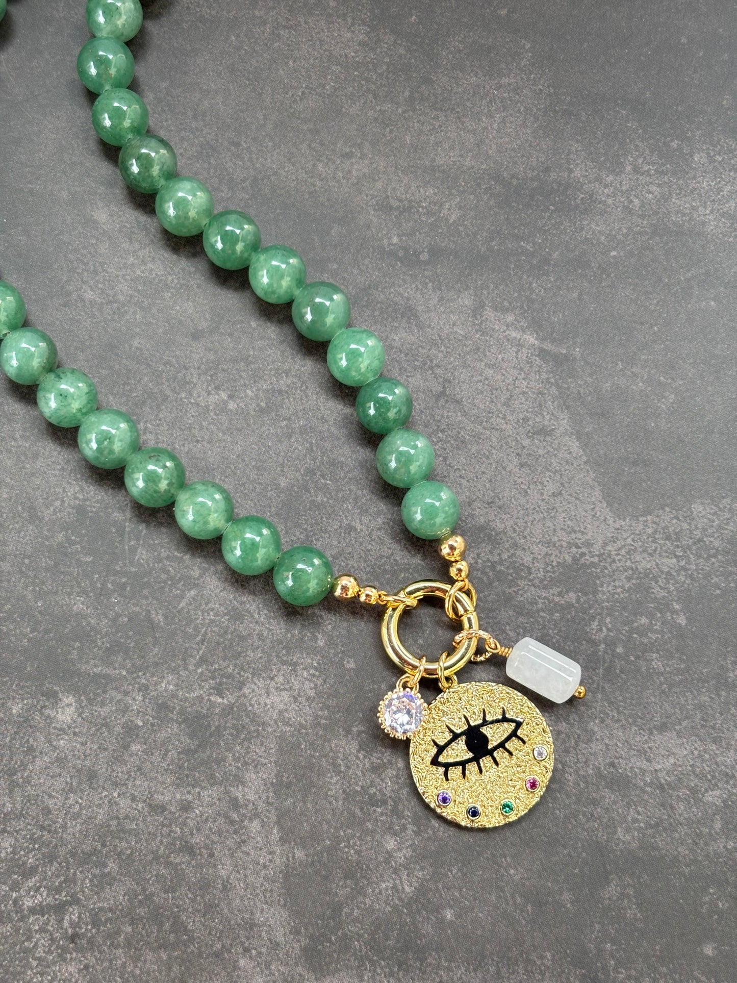 Serene Jade Guardian Necklace