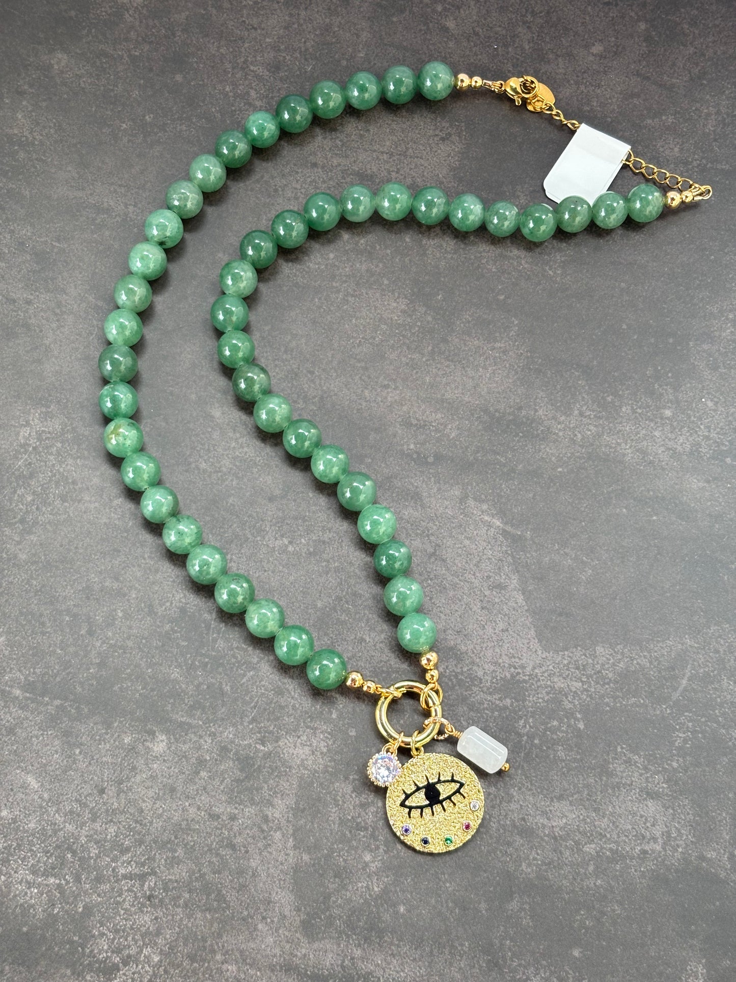 Serene Jade Guardian Necklace