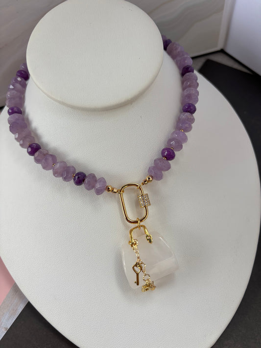Amethyst Heirloom Quartz Bag