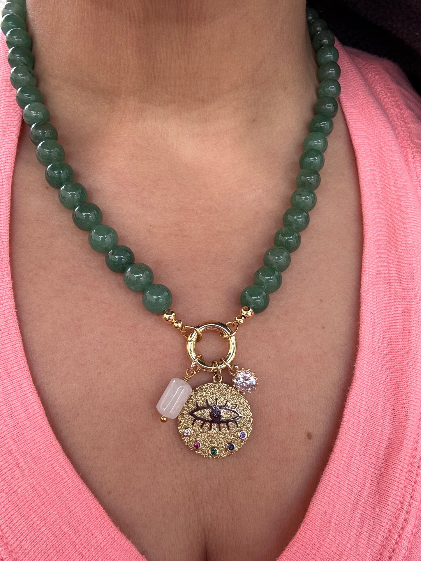 Serene Jade Guardian Necklace