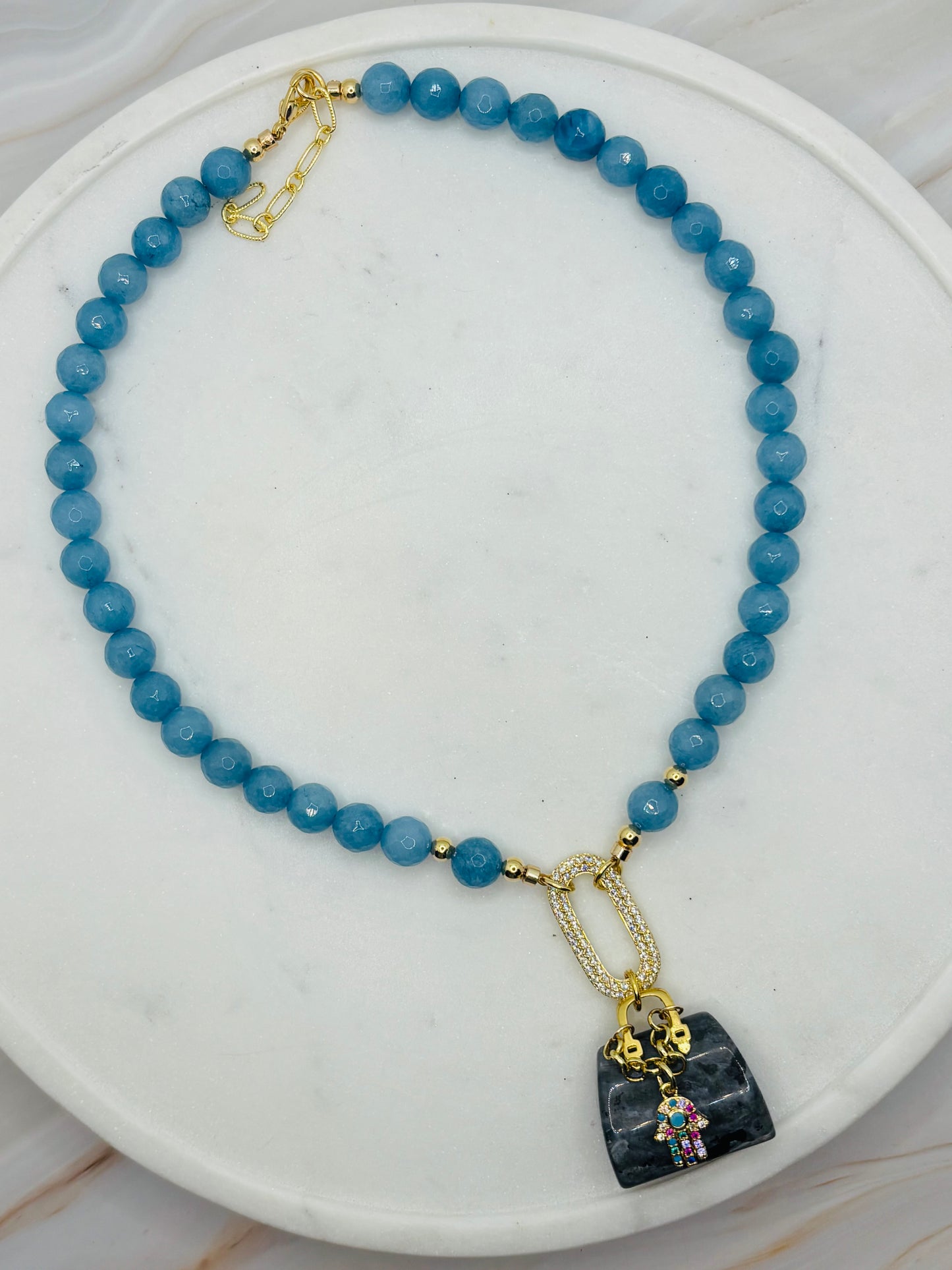 Celeste Grace Agate Necklace