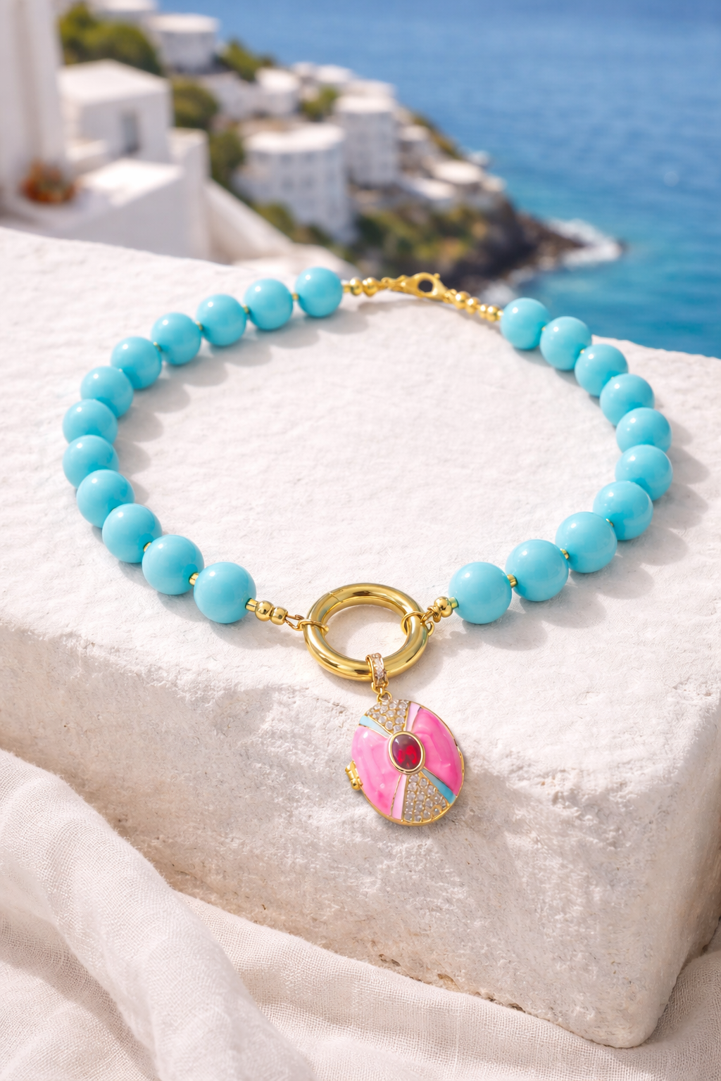 Santorini Bloom Necklace