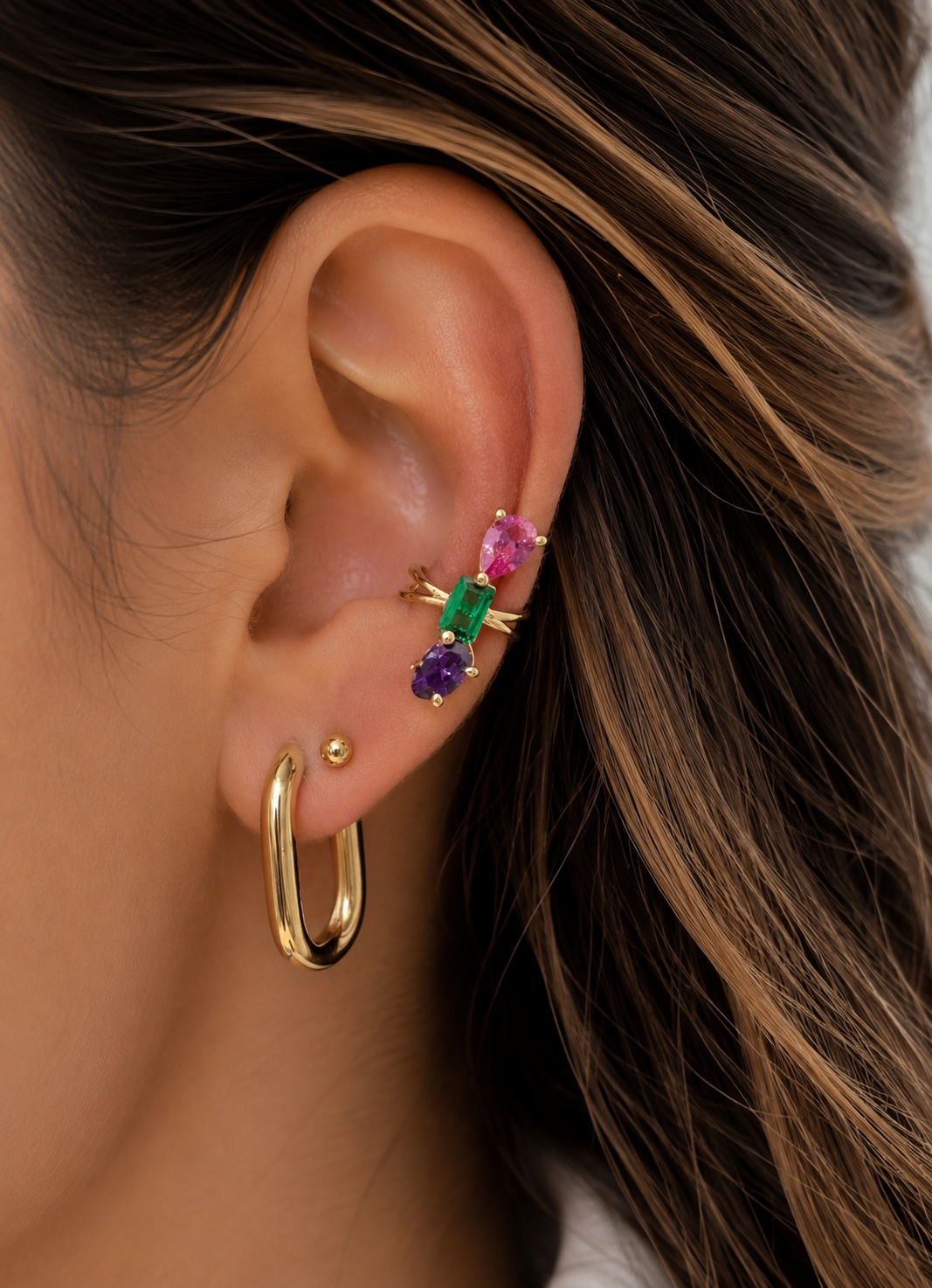 Jewel Garden Ear Cuff