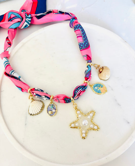 Coastal Dreams Scarf Charm Necklace