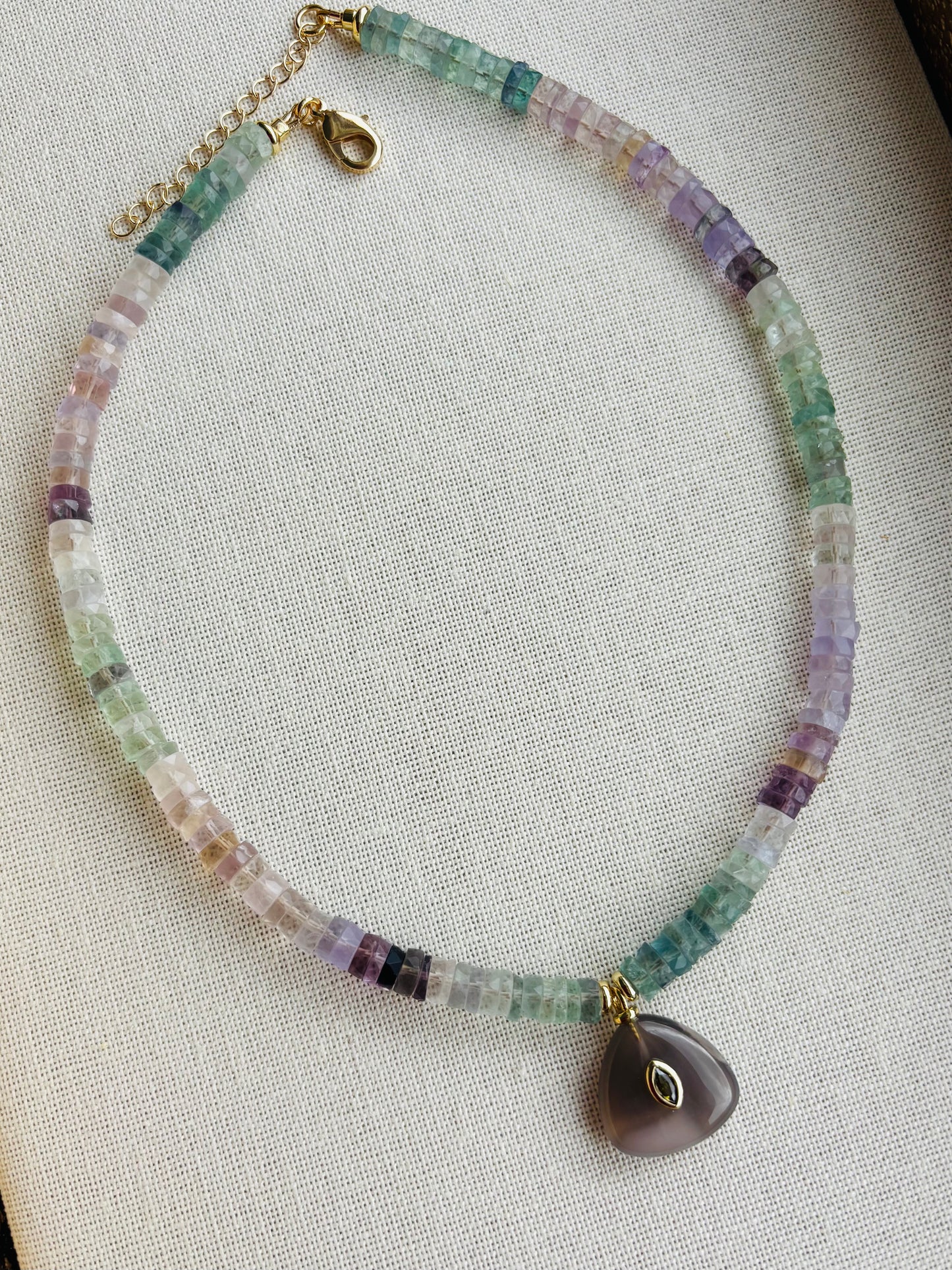 Moonlit Fluorite Necklace