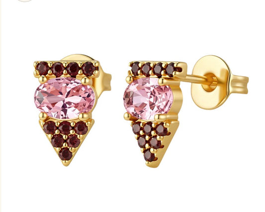 Blush Royale Stud Earrings