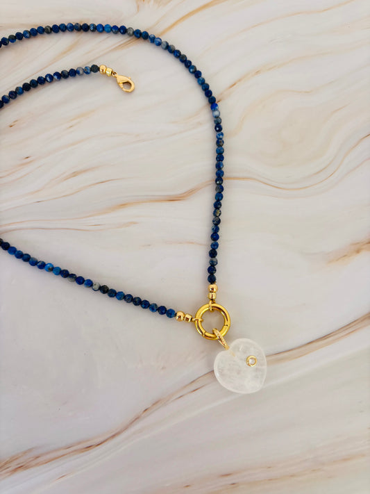 Royal Clarity Heart Necklace