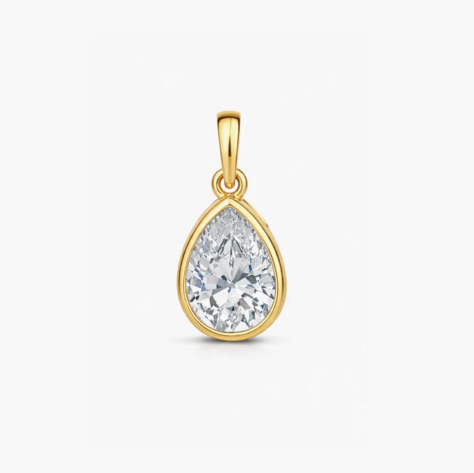 Élan Teardrop CZ Charm