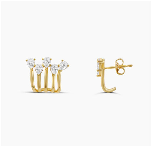 Marielle Teardrop Ear Cuff